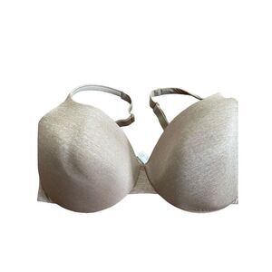 Cacique lightly lined t-shirt bra 38G tan‎